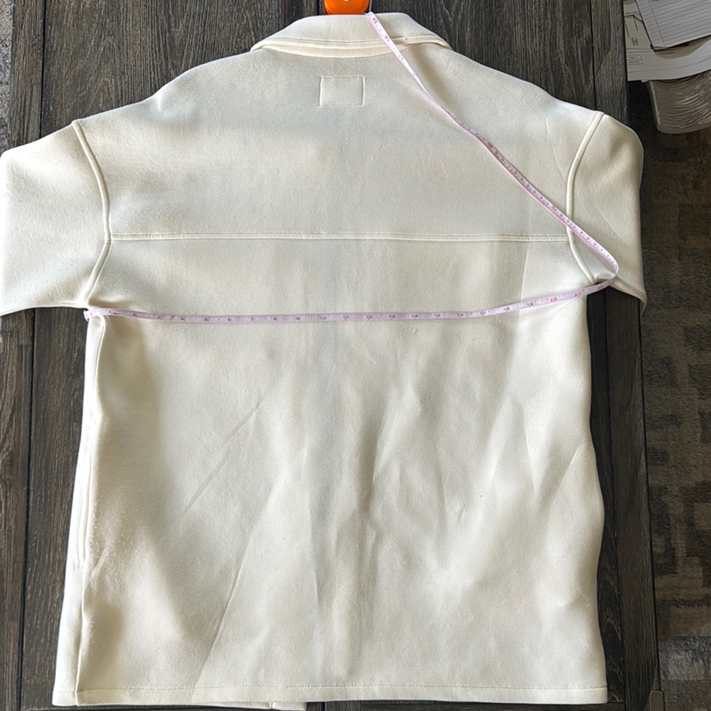 Cream Button-Up Jacket - Picture 4 of 6